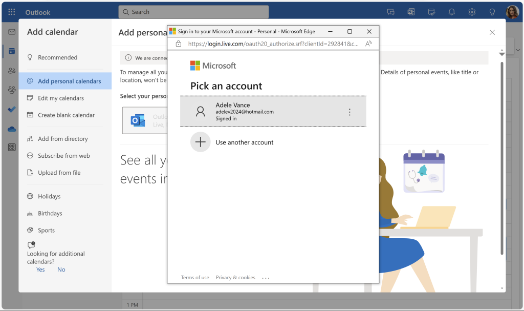 How to Sync Two Outlook Calendars - Step by Step Guide | CalendarBridge