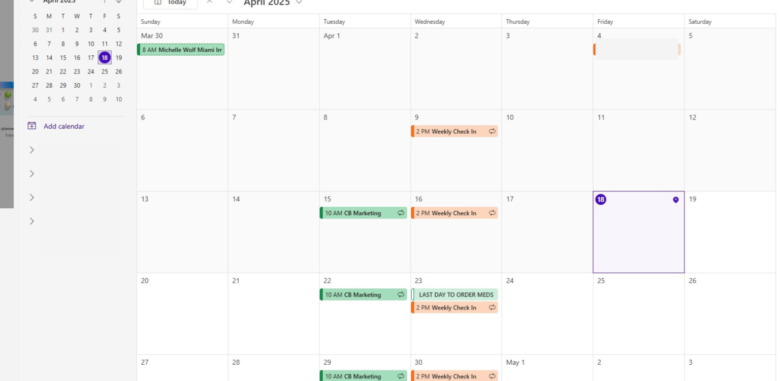 Apple Calendar no Outlook
