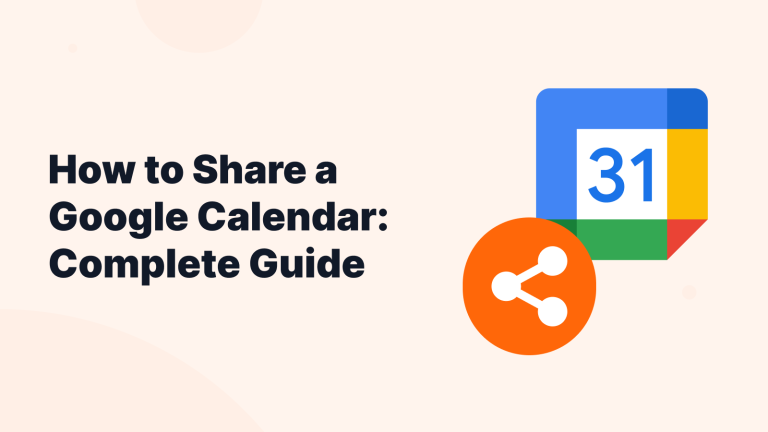 how to share a google calendar