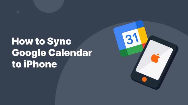 cómo sincronizar google calendar con iphone