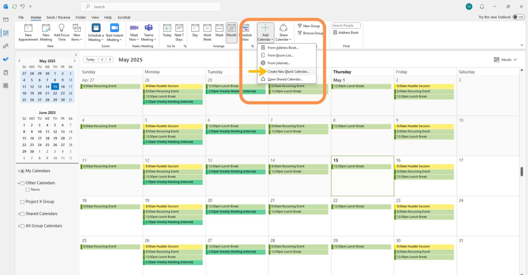 Comment Cr er Un Calendrier Partag Dans Outlook CalendarBridge