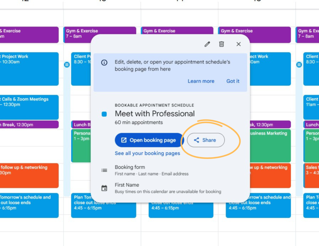 How to Use Google Calendar Appointment Setting | CalendarBridge Guide