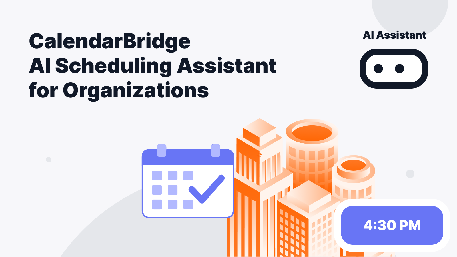 CalendarBridge AI Scheduling Assistant for Organizations | CalendarBridge