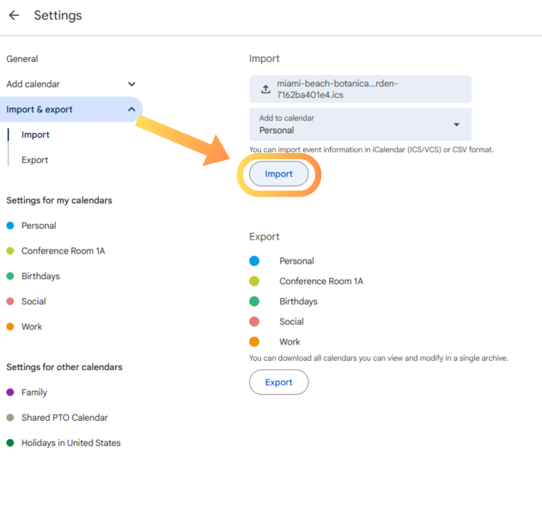 Outlook Import Ics File How to Upload (or Add) an ICS File to Your Calendar | CalendarBridge