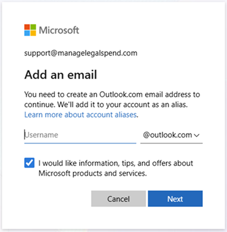 Microsoft Outlook ekran görüntüsü