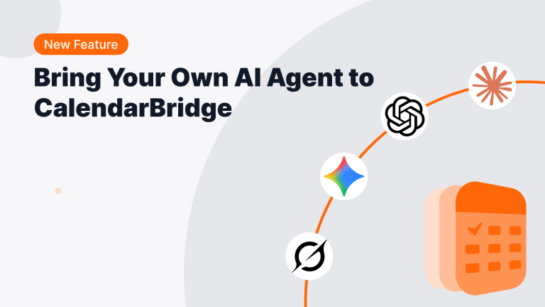 Bring Your Own MCP Agent to CalendarBridge