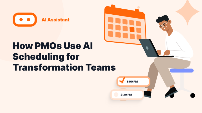 How PMOs Use AI scheduling for Transformational Teams